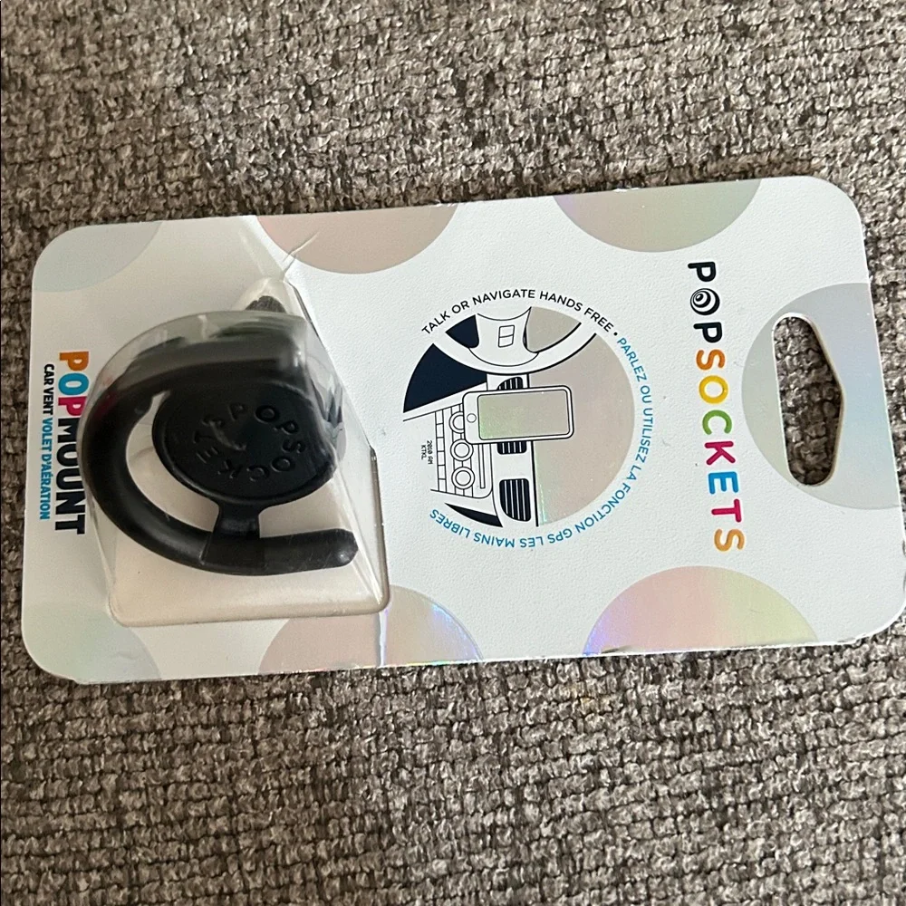 PopSocket Black Car Vent Holder